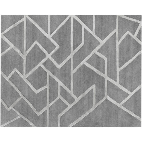 Zizi 120 X 96 inch Grey Indoor Hand-Tufted Rug, Hand-Tufted